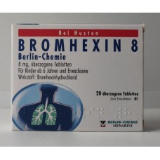 Bromhexin 8 Berlin-Chemie - муколитическое средство с отхаркивающим действием.