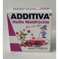 Additiva Детский напиток , для лечения вирусных заболеваний и поднятия слабого иммунитета с лесными ягодами, витамином С,  и витамином D3