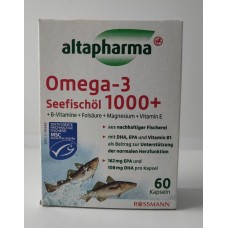 Altapharma  Омега-3 с витаминами группы В, магнием и фолиевой. 60 капс.